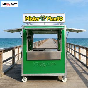 Remolque de Comida Móvil Multifuncional para Venta de Dulces y Hot Dogs, Remolque KR-220 Totalmente Equipado con 1 Año de Garantía - Product Image 2