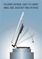 Cargador inalámbrico rápido plegable 3 en 1 de 20 W, tecnología nueva de 2024, soporte portátil para cargar teléfonos celulares, auriculares y relojes inteligentes.