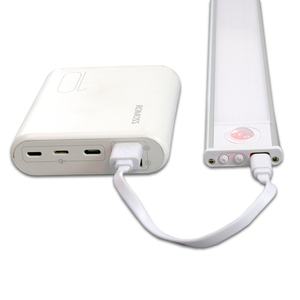 Éclairage intérieur ultra-fin, 3 couleurs, à intensité variable, rechargeable par USB 5V, lumière LED à détecteur de mouvement pour armoire de cuisine, placard, garde-robe - Product Image 3