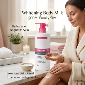 Leche Corporal Hidratante y Blanqueadora para Piel Opaca, Aclara e Hidrata Profundamente, Loción para el Cuidado Diario de la Piel, Venta al por Mayor, 500 ml - Product Image 4