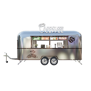 รถเก๋งสแตนเลสสตีลอเนกประสงค์แบบย้อนยุคสำหรับร้านกาแฟร้านอาหารจานด่วนสีแดง - Product Image 3