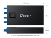 Boîtier terminal fibre optique DT-2833 SC à configuration complète 4 ports 4 fibres, accessoires fibre optique