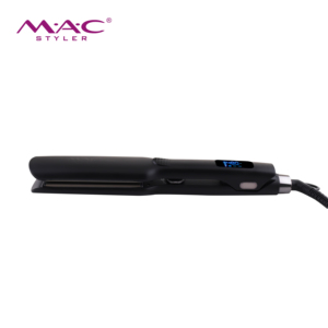 Planchas de titanio profesionales MAC de alta calidad OEM Original de fábrica con logotipo personalizado negro <span class=keywords><strong>mejor</strong></span> alisador de pelo 2 en 1 - Product Image 5