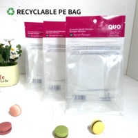 Sacs Ziplock pour l'emballage de vêtements, sacs en plastique pour collations, sacs à fond plat avec fermeture éclair pour aliments pour animaux, sushis, chewing-gum