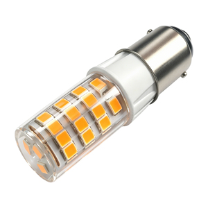 หลอดไฟ LED BA15D 3W 4W 5W SMD ปรับความสว่างได้ แสงวอร์มไวท์ แสงคูลไวท์ AC 120V PC+เซรามิก BA15D หลอดไฟ LED - Product Image 5
