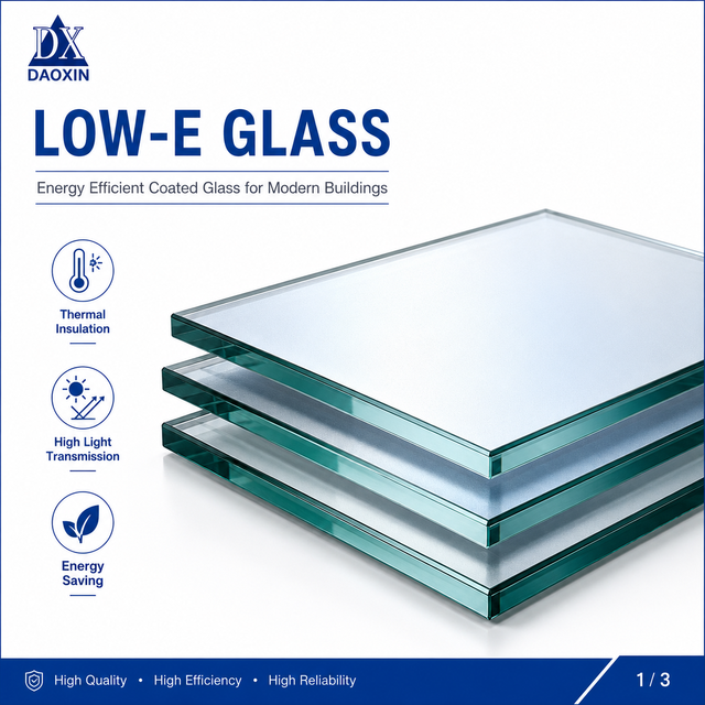 Premium Low-E Safety Glass Energy Saving Glazing Glass for Industrial & Civil Engineering
