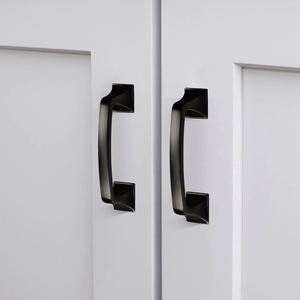 WEKIS Russian Hot Selling Zinc Alloy Cabinet Knobs <b>Kitchen</b> Door Long Knob Drawer <b>Cupboard</b> Cabinet Handles for Furniture Hardware - Product Image 1