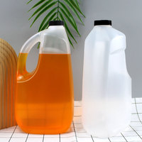 Conteneur en plastique de 2 litres pour détergent à lessive, désinfectant pour les mains, bouteille d'eau liquide pour désinfection