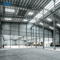 Almacén Prefabricado de Acero Resistente al Fuego, Kits de Estructura de Acero Q235b Q355b, Sistema de Aislamiento con Paneles Sándwich para Construcción