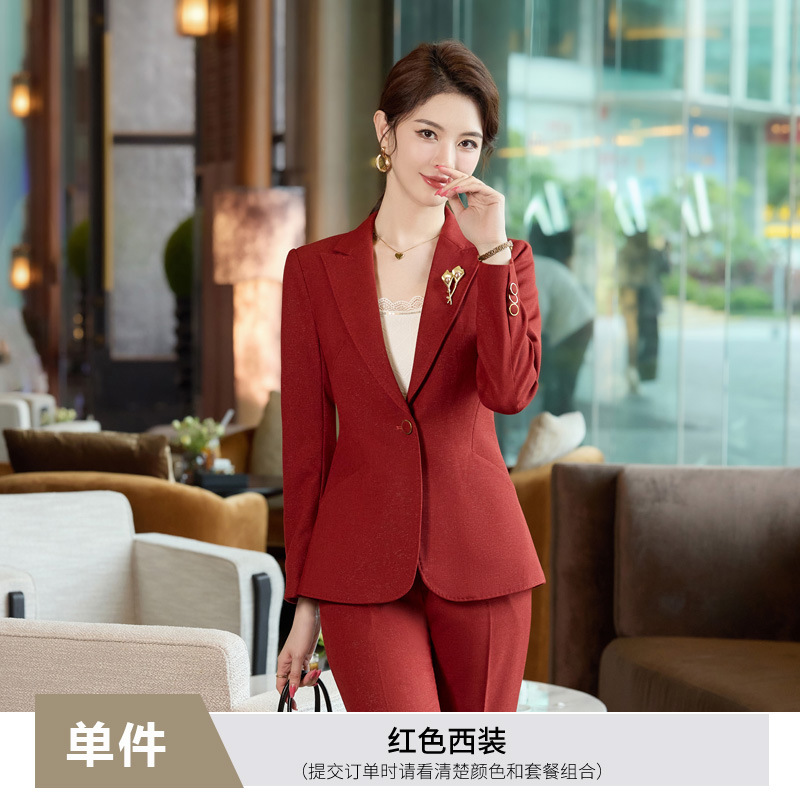 red suit