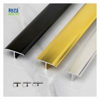 Profilé de finition en aluminium en forme de T pour carrelage, directement de l'usine