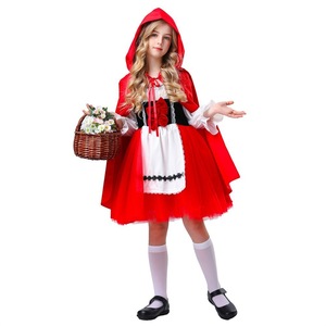 Disfraz de Caperucita Roja Yi Xiaoyi, vestido con capa para niñas, disfraz de Halloween para niños, vestido para actuación en escenario - Product Image 1