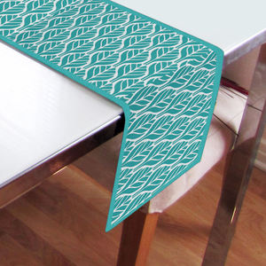 Chemin de table imprimé 100 % coton, tissu de qualité supérieure, imperméable et durable, décoration de table pour les dîners, les fêtes et les événements - Product Image 3