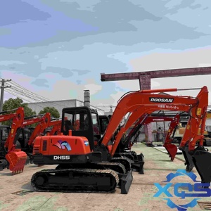 รถขุดตีนตะขาบ Doosan DH55 มือสอง ปี 2021 รุ่น 5.5 ตัน เครื่องยนต์ Isuzu เครื่องจักรก่อสร้างพร้อมส่วนประกอบหลัก - Product Image 2
