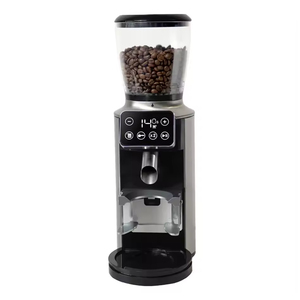 Professionelle Kommerzielle LED-Touchscreen Automatische Trichter-Kaffeemühle für Zuhause, Wohnmobile, Geschäfte und Hotels - Product Image 2