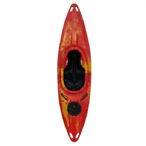 HANDELI özel yarış sörf kayık 120kgs UV dayanıklı Freestyle Playboat 1 kişi Sit-in katı plastik tekne Whitewater kayak
