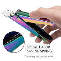 Outils professionnels d'art des ongles en forme de U en acier inoxydable ongles français artificiels faux ongles coupe-pointe tondeuse tondeuse manucure