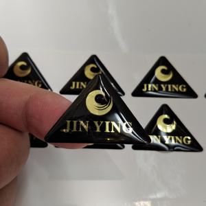 Autocollant en résine époxy transparente 3D personnalisé BONI avec logo de marque pour voiture, artisanat, pack, coque de téléphone - Product Image 1