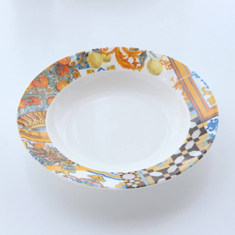 8-inch deep soup bowl