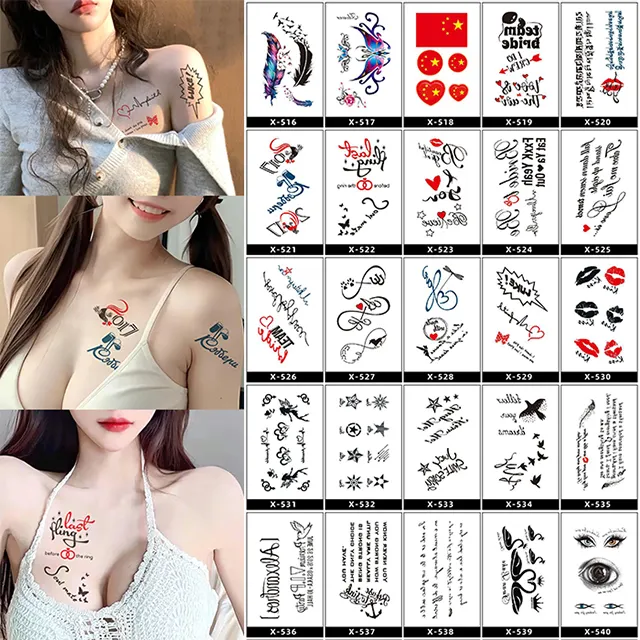 Wholesale Custom Temporary Tattoo Sticker Buy 3d Semi Permanent Body Tatoo Sticker Fake Printer Tatuaje Temporal Paper For Men