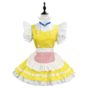 Dorami Little Yellow Chick Lolita Maid Outfit Short Skirt For <b>Anime</b> Cosplay Role Play Spring 2023 - Product Image 5