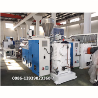 Ventanas de perfil de PVC con persiana, máquina de fabricación deslizante, lámina de plástico de PVC para decoración de ventanas, línea de extrusión