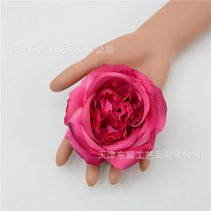 Flores de Rosa Artificiales de Seda Dongchen Crafts, 10 cm de Diámetro, Decoración para Bodas y Hogar, Arreglos Florales, Accesorios de Fotografía - Product Image 2