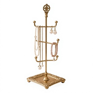 Support à bijoux décoratif de luxe antidérapant au design moderne, présentoir de table pour cosmétiques et produits de beauté, organisateur de bijoux - Product Image 1