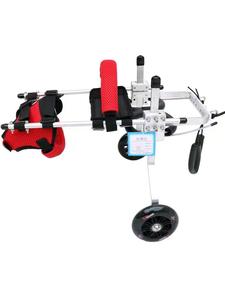 Voiture d'assistance spéciale pour formation et rééducation des chats et des chiens Le cyclomoteur en fauteuil roulant pour chat, chien et lapin à deux roues peut être personnalisé - Product Image 2