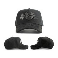Nouveau style Casquette de baseball vintage de haute qualité à 5 panneaux, chromée or rose, avec cadre, PLATINUM SNOWFLAKE G5 Beard Hats