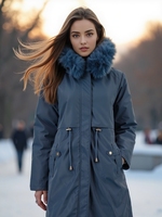Ventes en gros de manteaux d'hiver pour femmes, vêtements d'extérieur à capuche, veste matelassée courte, manteaux longs pour femmes