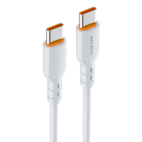 Cable de PVC Tipo-C a Tipo-C de Última Generación, Carga Rápida PD de 60W para Computadora, Teléfono, Laptop y Auriculares