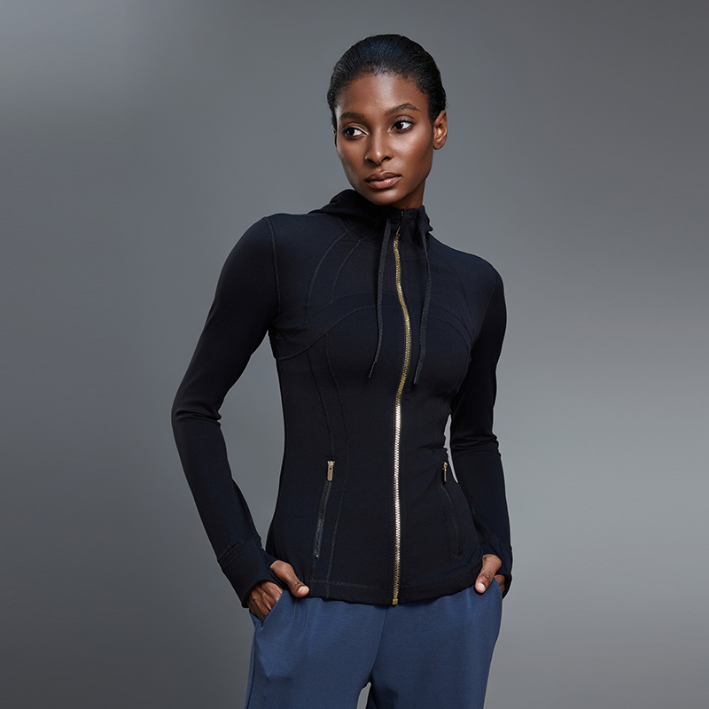 Zip-Up Activewear Jacket (DAW204-2): colour and size-option reference for private-label production