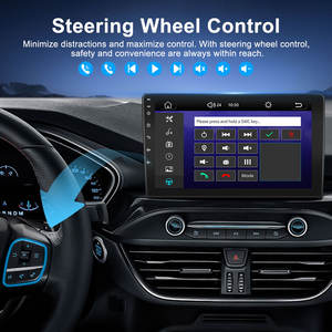 Autoradio <span class=keywords><strong>2</strong></span> Din 9 pouces, Carplay sans fil, Android Auto, système Linux, YouTube, Netflix, Spotify, lecture de musique, MP5, Mirror Link, stéréo - Product Image 3