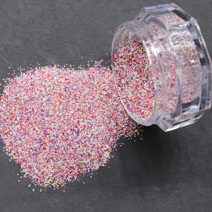 ชุดตกแต่งเล็บทำด้วยผ้าขนสัตว์ผงสีสันสดใสสำหรับงานฝีมือติดกากเพชร - Product Image 5