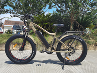 Vélo électrique à pneus larges avec moteur central 48V 750W, batterie au lithium 15Ah, frein à disque hydraulique, modèle adulte, autonomie jusqu'à 50 km