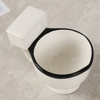 Mug de toilette en porcelaine 3D avec logo personnalisé, tasse à café amusante, cadeau créatif, mugs pour fête, sans BPA, vente en gros directe d'usine