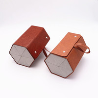 Boîte de rangement pour lunettes en gros, personnalisée, à plusieurs emplacements, en PU, pliable, pour le rangement et le transport des lunettes de soleil, fabrication en usine