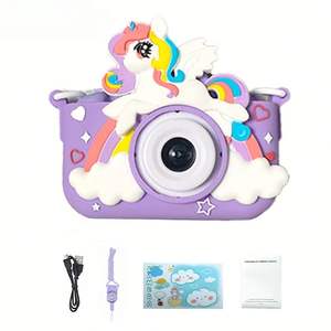 Nouvelle Caméra Photo Licorne et Chat 2026 – Meilleur Cadeau d'Anniversaire et de Fête pour Enfants – Caméscope Vidéo Jouet pour Enfants - Product Image 1