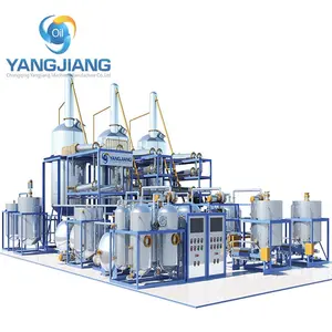 Automatically Waste Oil Distillation Machine Waste Oil Purifier Base Oil Regeneration plant