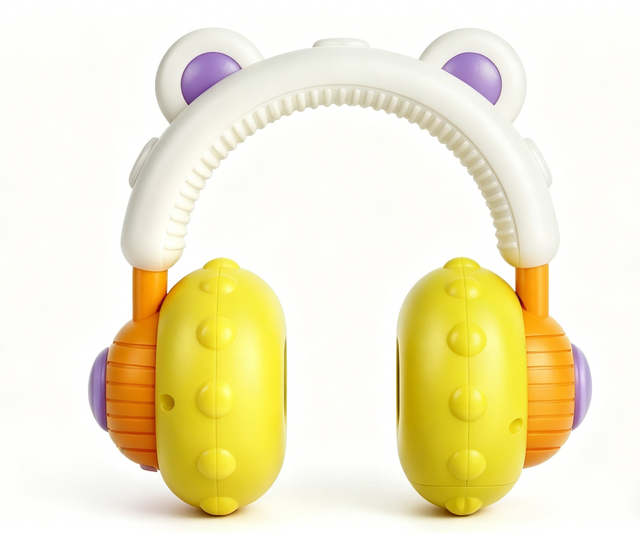 Creative Flashing Music Headphones Toy Gift for Kids