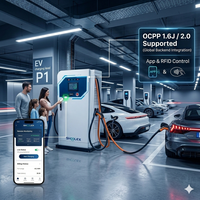 Cargador Solar Universal para Vehículos Eléctricos de 60kW, 120kW, 240kW, Multiprotocolo, Inteligente, de Corriente Continua, con Energía Solar, para Autobuses Eléctricos