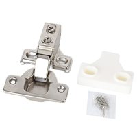 Charnières courtes en alliage de zinc de 35 mm à fermeture amortie pour portes d'armoires d'angle, usage intensif