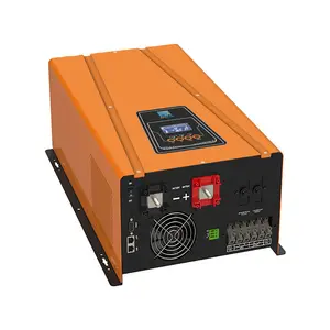 6000Watt 6kw 6kva 24V 48V Dc Naar Ac Toroidal Inverter Zonne-Energie Systeem 220V 230V Pure Sinus Zonne-Energie Omvormer