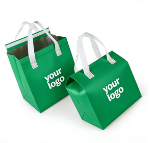 Grand sac réfrigérant personnalisé, tissu extérieur 80 g/m², intérieur en EPE de 2 mm, sac isotherme non tissé pour usage unique - Product Image 2