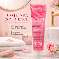 Gel Exfoliant Secret Floral à la Rose, Acide Hyaluronique et Collagène, Gommage Corporel Hydratant pour Adultes - OEM/ODM & Agences Globales Recherchées