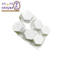 Tangba hexagonal mousse gâteau moule bricolage cuisson gâteau moules silicone glaçon moule haute température cuisson résistance