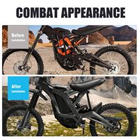 Umina Custom DIY Anime Glitzer-Druck Aluminium-Rahmenschutz-Kit für Surron Light Bee X S – Kompletter Offroad-Motorrad-Karosserieschutz