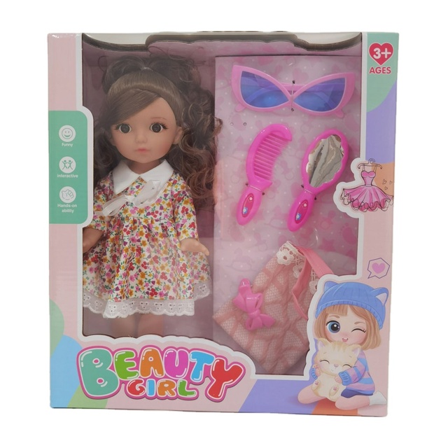 High-quality 12 Inch Fashion Doll Set with Accessories for Girls Kids Pretend Play Toy