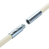 Brosse de nettoyage industrielle en fibres synthétiques de qualité supérieure avec revêtement Picote, personnalisation OEM, manche en caoutchouc, diamètre 100 mm pour tuyaux d'égout